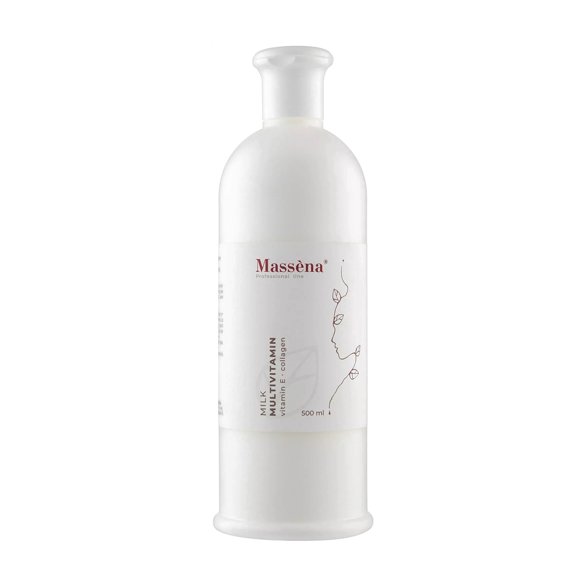 Очищувальне молочко для обличчя Massena Cleansing Milk з мультивітамінами, 500 мл